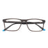 Sirts Grey Rectangular Shiny Full Rim - Lens Caravan